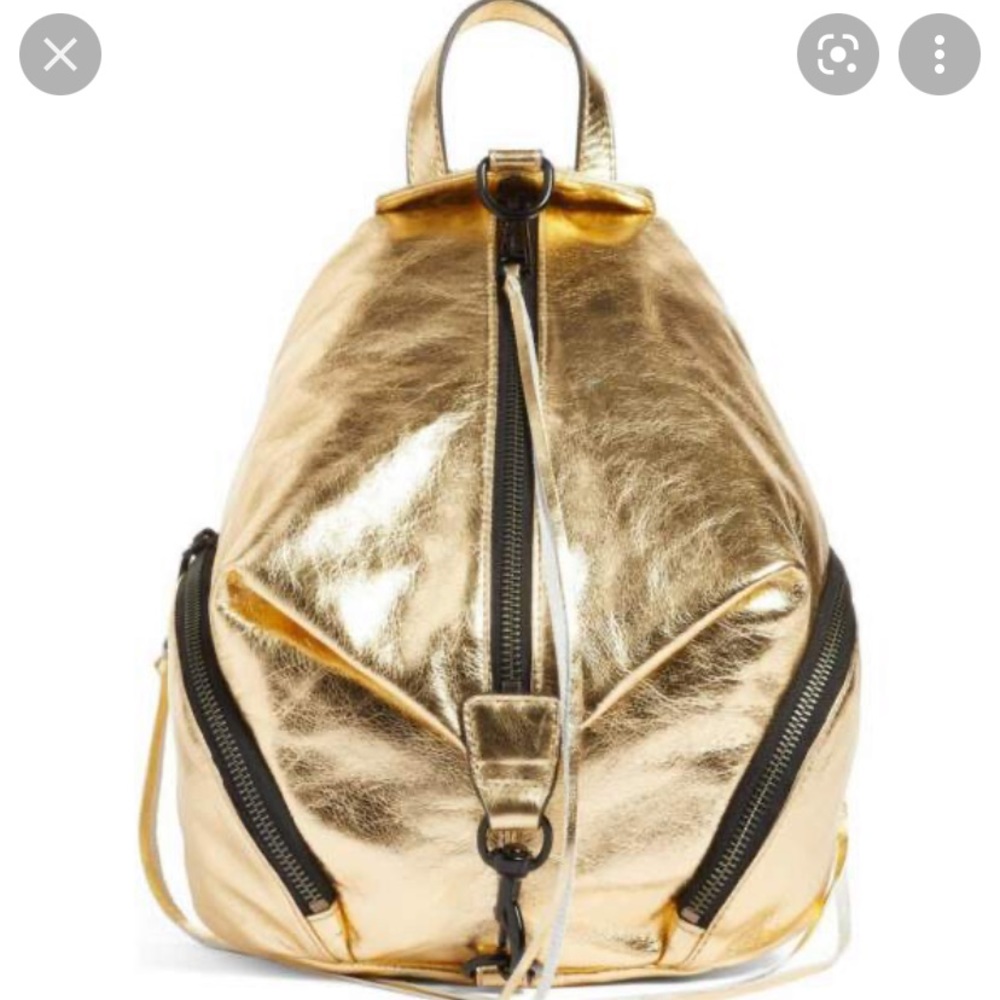 Metallic back pack purse!